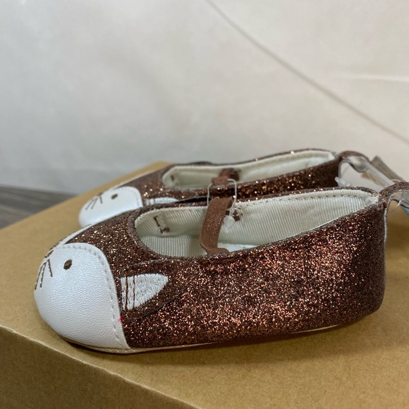 Infants' Carters 3-6mo Brown Cat Shoes NWT - Picture 6 of 8